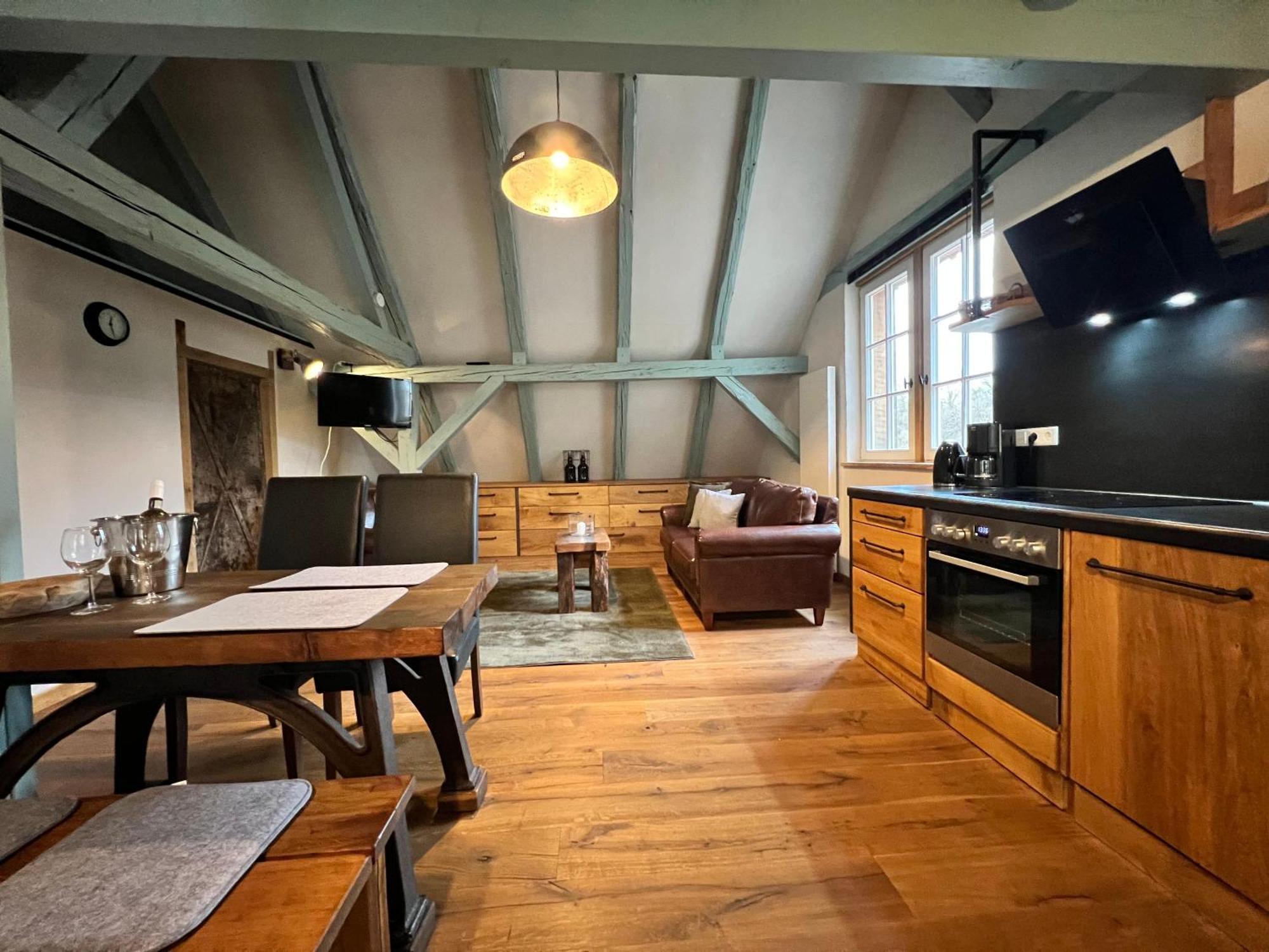 Goldbachmuehle Fewo Kornhaus ユーバーリンゲン エクステリア 写真